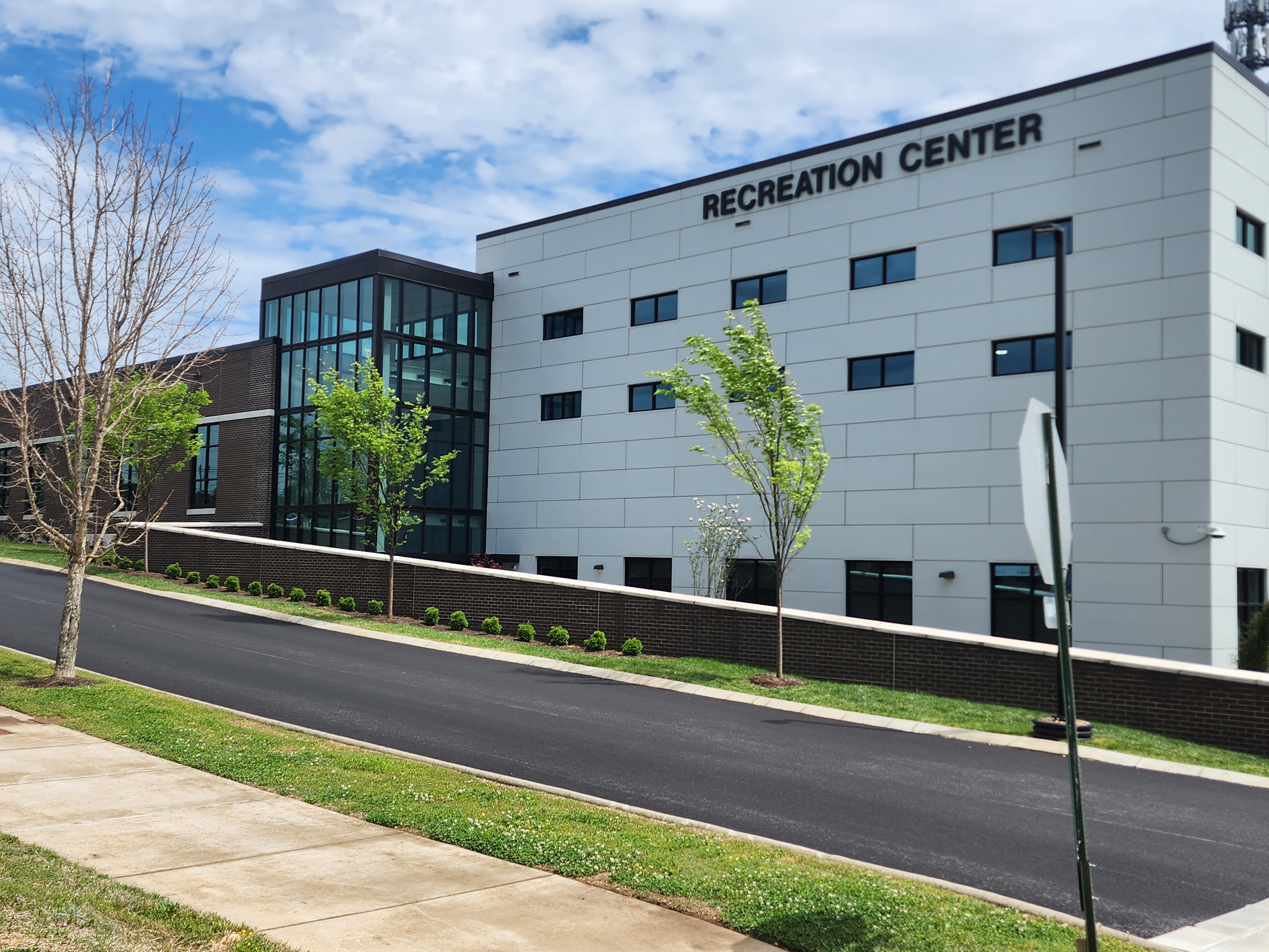 Whitehouse Recreation Center glass project